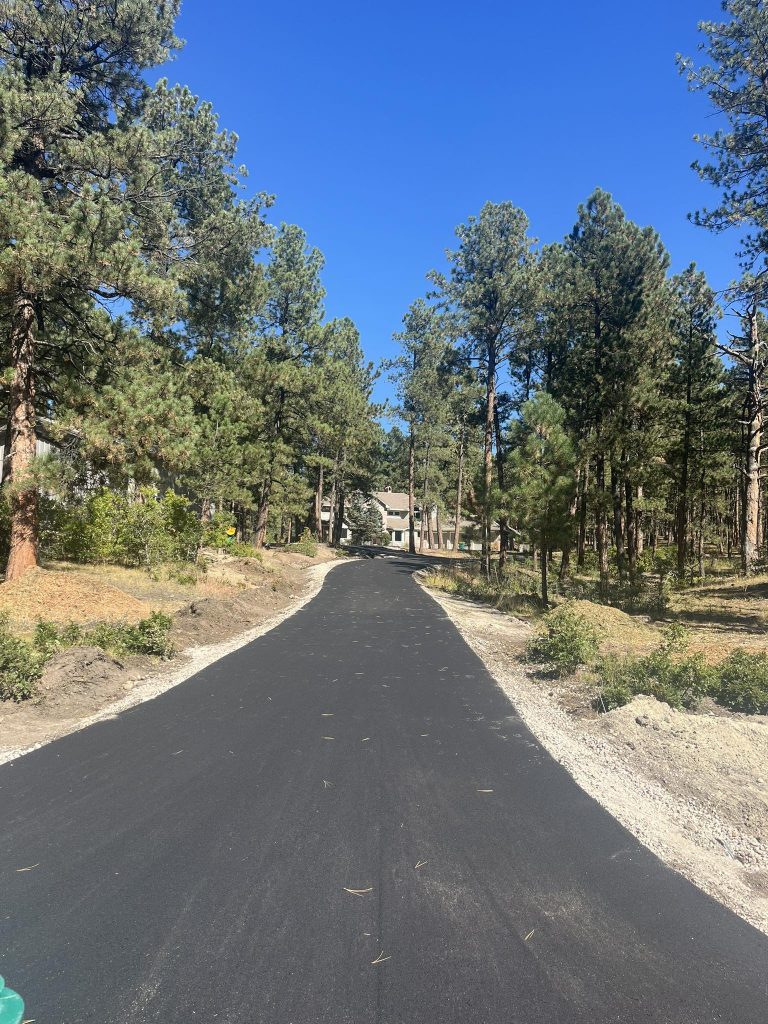 long driveway in parker