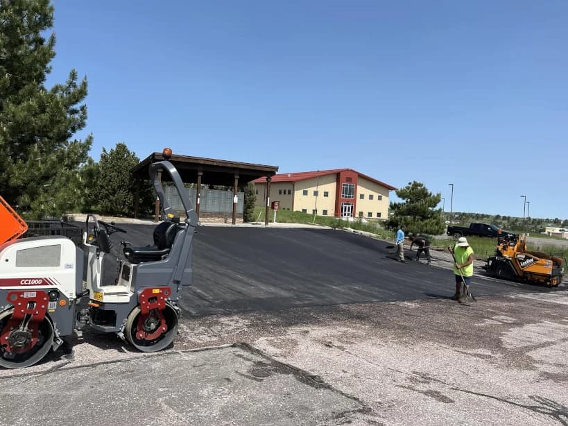 commercial paving install