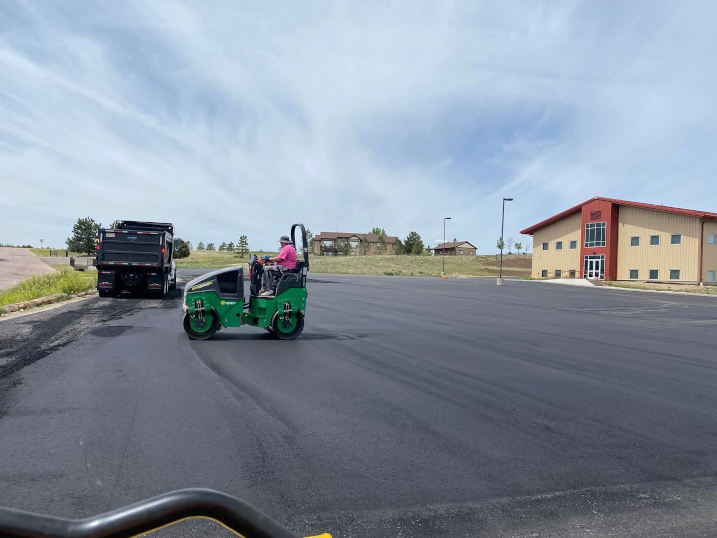 HOA with new asphalt paving